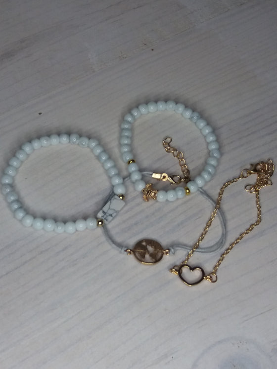 Nature lot de 4 bracelets