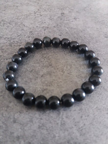  Perles naturelles Obsidienne