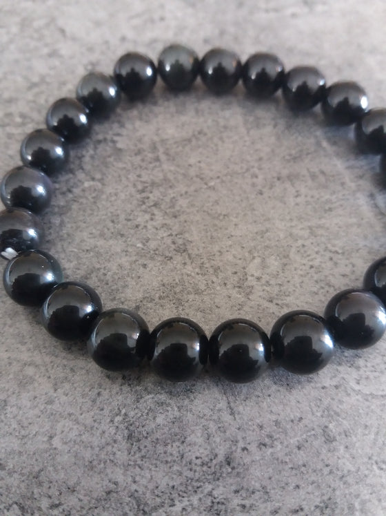 Perles naturelles Obsidienne